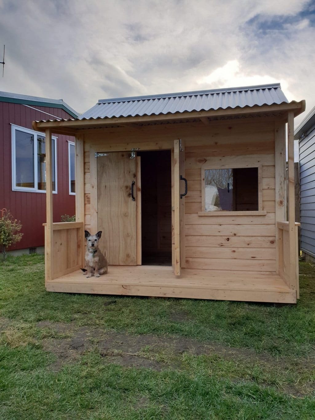 Doggy Day Care News - a play house for the dogs!