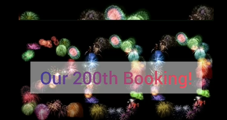 200 Bookings!